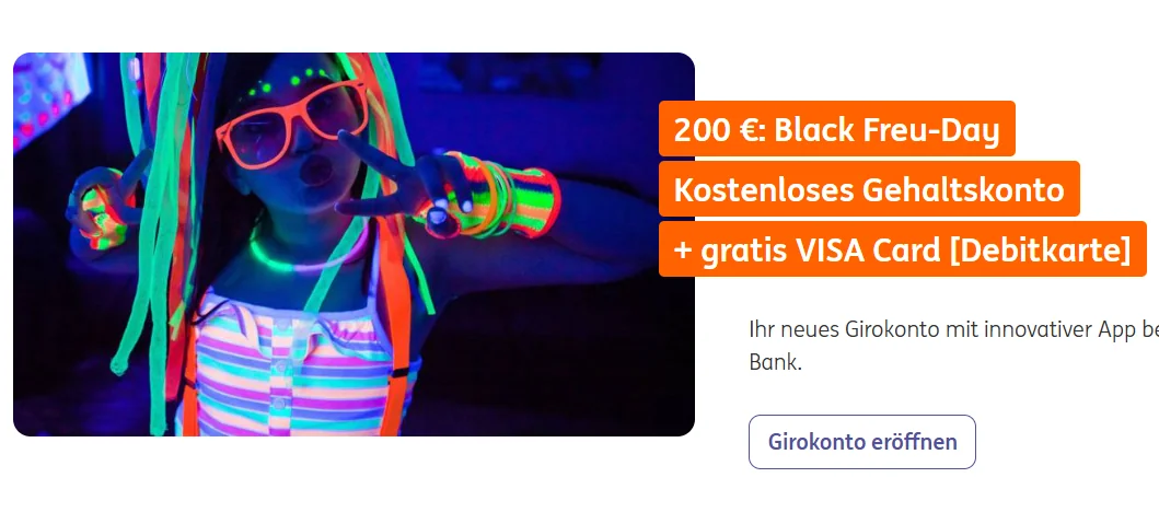 ING-DiBa Bonus – Freunde werben + 200 EUR gratis